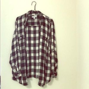 Black and White Buttondown